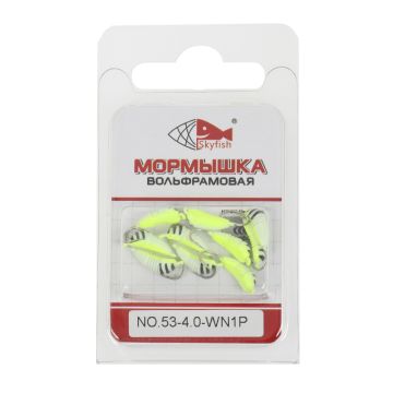 Мормышка вольф. SKYFISH "Куколка с ушком", крашеная  №53-4.0-WN1P